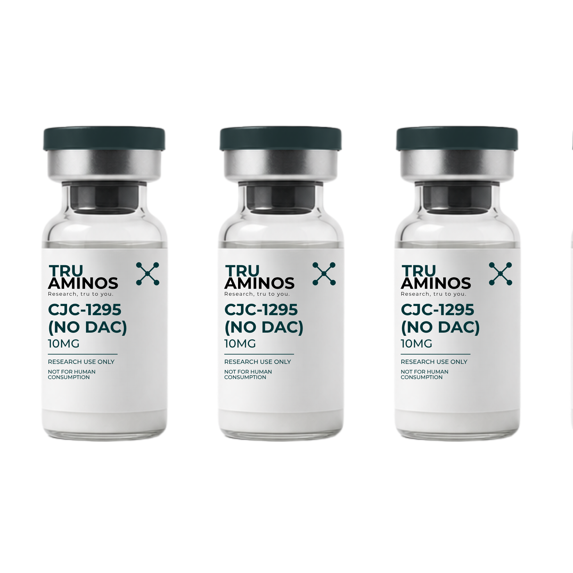 TruAminos research vial — CJC-1295 (No DAC) 3-Vial Kit