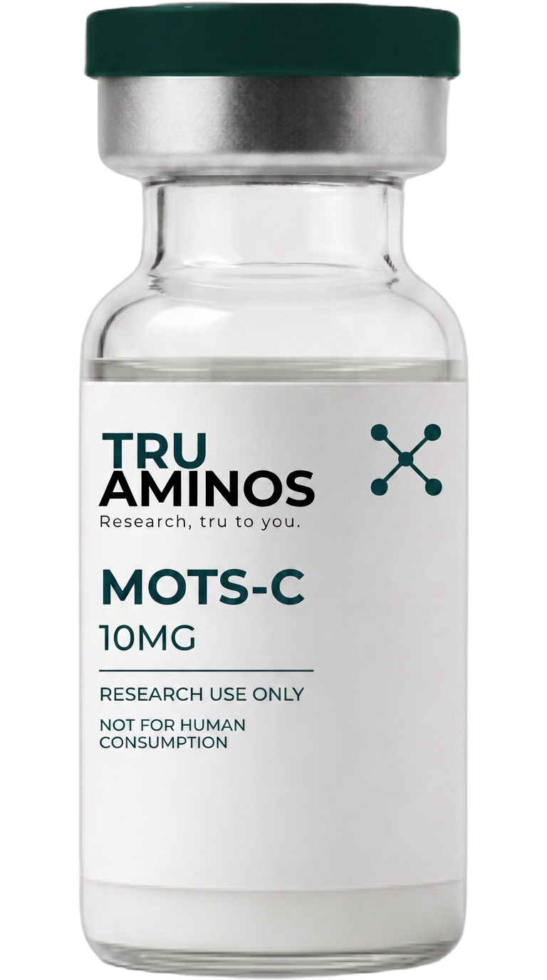 TruAminos research vial — MOTS-C