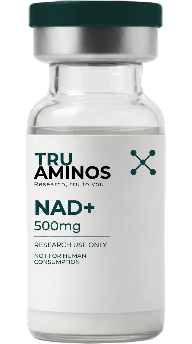 TruAminos research vial — NAD+