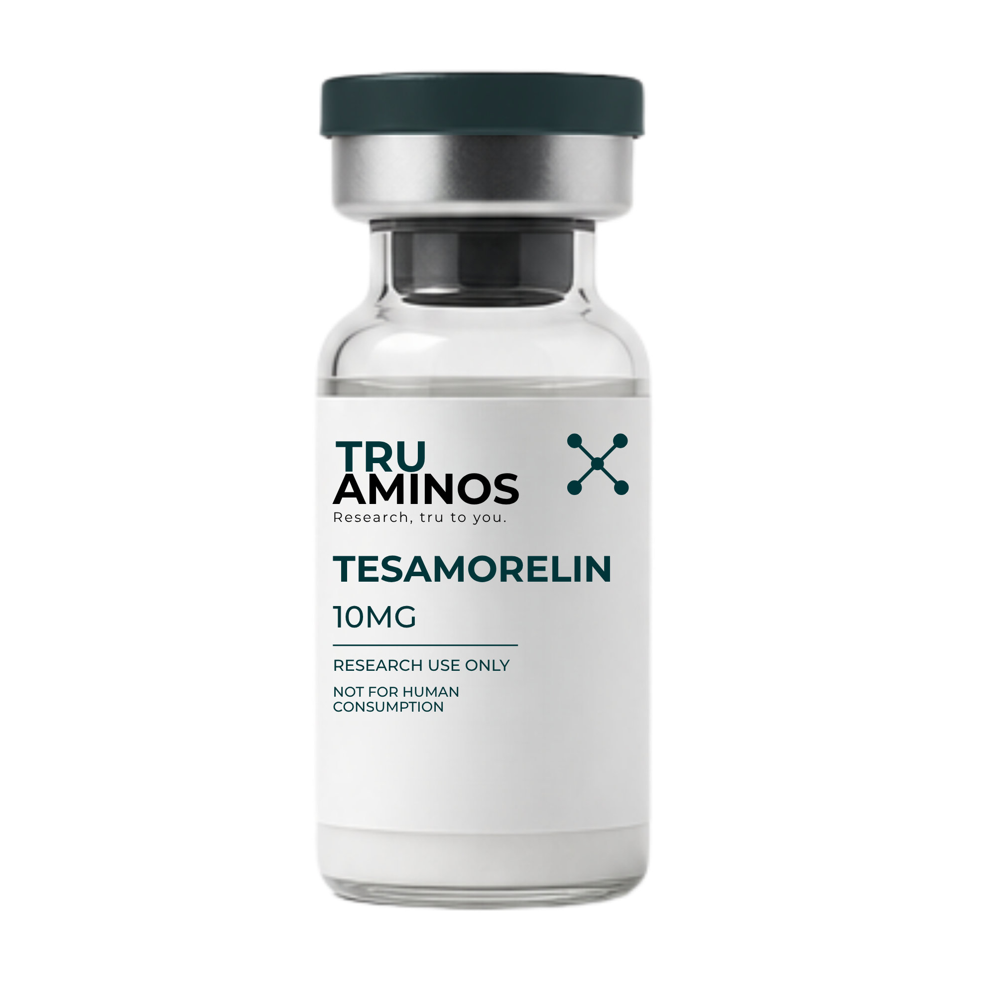 TruAminos research vial — Tesamorelin